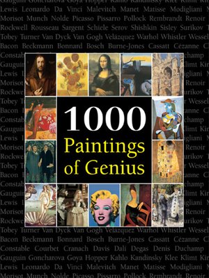 cover image of 1000 Paintings of Genius